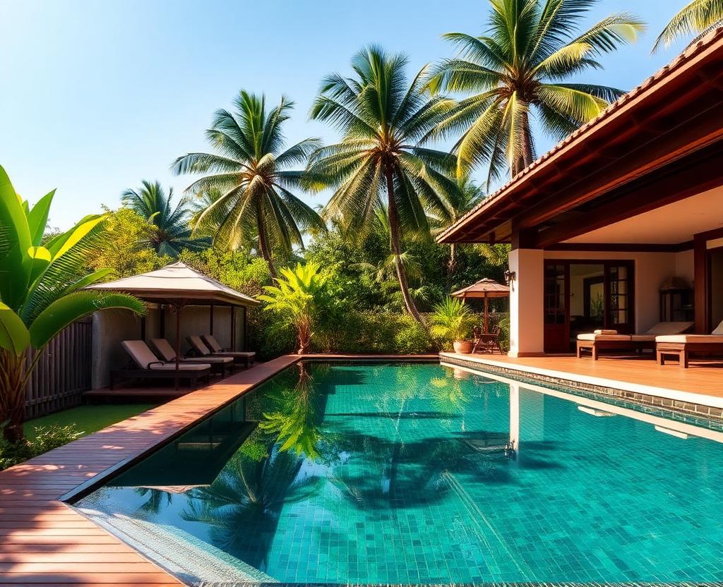 Swimming pool at Baale Resort Goa